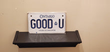Load image into Gallery viewer, *GOOD U* :  Your Custom Message on Bike Size Customized Novelty/Souvenir/Gift Plate
