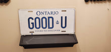 Load image into Gallery viewer, *GOOD U* Customized Ontario Car Size Novelty/Souvenir/Gift Plate

