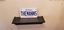 Load image into Gallery viewer, *THEMANNS* :  Your Custom Message on Bike Style Customized Novelty/Souvenir/Gift Plate
