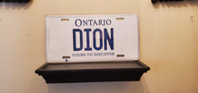 Load image into Gallery viewer, DION : Custom Car Ontario For Off Road License Plate Souvenir Personalized Gift Display
