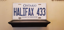 Load image into Gallery viewer, *HALIFAX 433* :Your Chosen Message: Customized Ontario Car Style Souvenir/Gift Plates
