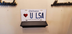 LOVE YOU LSA : Custom Car Ontario For Off Road License Plate Souvenir Personalized Gift Display