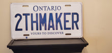 Load image into Gallery viewer, 2THMAKER : Custom Car Ontario For Off Road License Plate Souvenir Personalized Gift Display
