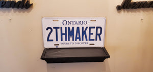 2THMAKER : Custom Car Ontario For Off Road License Plate Souvenir Personalized Gift Display