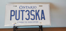 Load image into Gallery viewer, *PUT3SKA* Customized Ontario Car Size Novelty/Souvenir/Gift Plate

