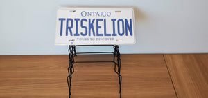 *TRISKELION* Customized Ontario Car Size Novelty/Souvenir/Gift Plate