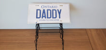 Load image into Gallery viewer, DADDY : Custom Car Ontario For Off Road License Plate Souvenir Personalized Gift Display
