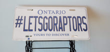 Load image into Gallery viewer, *LETS GO RAPTORS* Customized Ontario Car Size Novelty/Souvenir/Gift Plate
