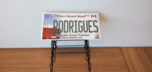 Load image into Gallery viewer, *RODRIGUES* : Personalized Name Plate:  Souvenir/Gift Plate in Car Size
