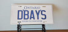 Load image into Gallery viewer, *D&#39;BAY&#39;S* Customized Ontario Car Size Novelty/Souvenir/Gift Plate
