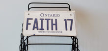 Load image into Gallery viewer, *FAITH 17*  Customized Ontario Bike Size Novelty/Souvenir/Gift Plate
