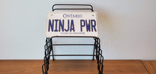 Load image into Gallery viewer, *NINJA PWR*  Customized Ontario Bike Size Novelty/Souvenir/Gift Plate
