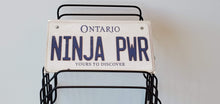 Load image into Gallery viewer, *NINJA PWR*  Customized Ontario Bike Size Novelty/Souvenir/Gift Plate
