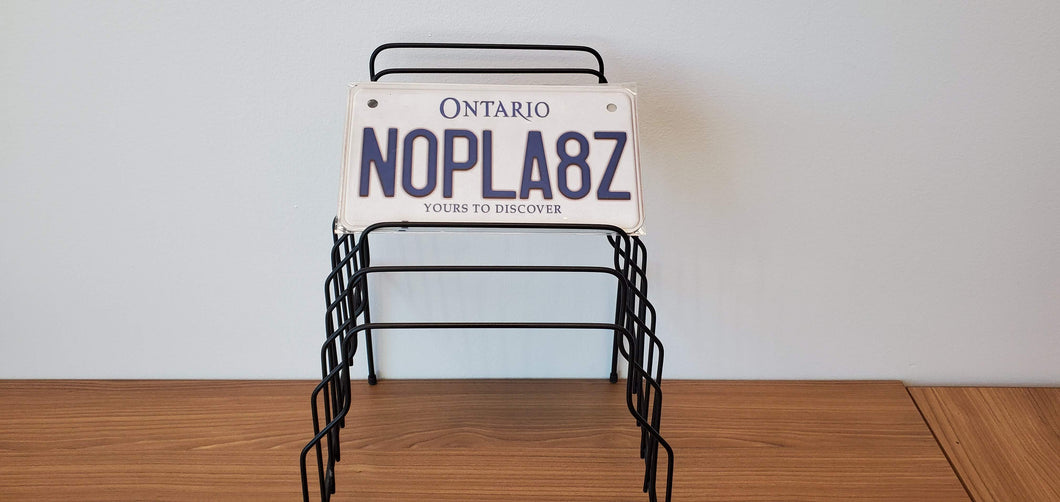 NOPLA8Z : Custom Bike Plate Ontario For Novelty Souvenir Gift Display Special Occasions Mancave Garage Office Windshield