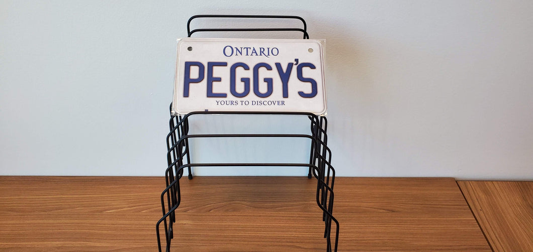 *PEGGY'S*  Customized Ontario Bike Size Novelty/Souvenir/Gift Plate