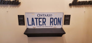 *LATER RON* : Hey, Want to Stand Out From The Crowd?  : Customized Any Province Car Style Souvenir/Gift Plates