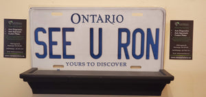 *SEE U RON* : Hey, Want to Stand Out From The Crowd?  : Customized Any Province Car Style Souvenir/Gift Plates