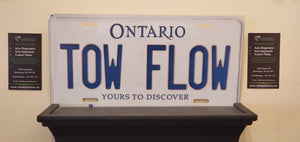 *TOW FLOW* : Hey, Want to Stand Out From The Crowd?  : Customized Any Province Car Style Souvenir/Gift Plates