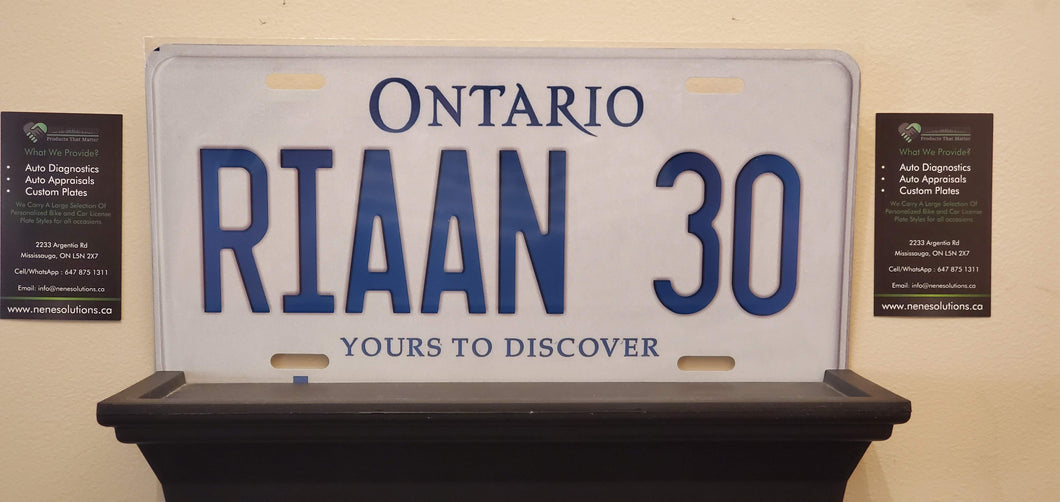 *RIAAN 30* : Hey, Want to Stand Out From The Crowd?  : Customized Any Province Car Style Souvenir/Gift Plates
