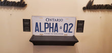 Load image into Gallery viewer, ALPHA Q2 : Custom Car Ontario For Off Road License Plate Souvenir Personalized Gift Display
