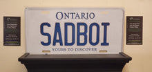 Load image into Gallery viewer, *SADBOI* : Hey, Want to Stand Out From The Crowd?  : Customized Any Province Car Style Souvenir/Gift Plates
