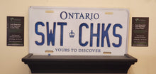 Load image into Gallery viewer, *SWT CHKS* : Hey, Want to Stand Out From The Crowd?  : Customized Any Province Car Style Souvenir/Gift Plates
