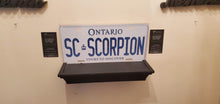 Load image into Gallery viewer, SC SCORPION : Custom Car Ontario For Off Road License Plate Souvenir Personalized Gift Display
