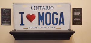 I <3 MOGA : Custom Car Ontario For Off Road License Plate Souvenir Personalized Gift Display