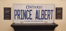 Load image into Gallery viewer, *PRINCE ALBERT* : Hey, Want to Stand Out From The Crowd?  : Customized Any Province Car Style Souvenir/Gift Plates
