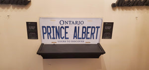 *PRINCE ALBERT* : Hey, Want to Stand Out From The Crowd?  : Customized Any Province Car Style Souvenir/Gift Plates