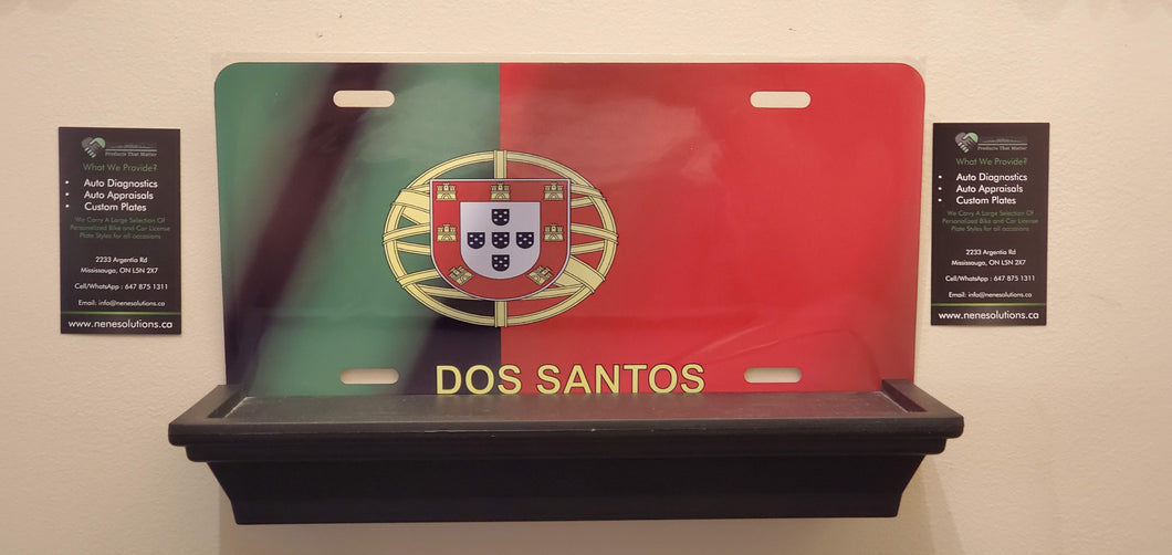 *DOS SANTOS* : Hey, Want to Stand Out From The Crowd?  : Customized Any Province Car Style Souvenir/Gift Plates