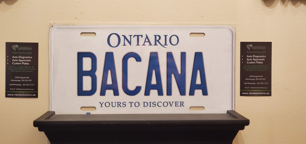 *BACANA* : Hey, Want to Stand Out From The Crowd?  : Customized Any Province Car Style Souvenir/Gift Plates