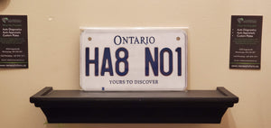 HA8 N01 : Custom Bike Ontario For Off Road License Plate Souvenir Personalized Gift Display