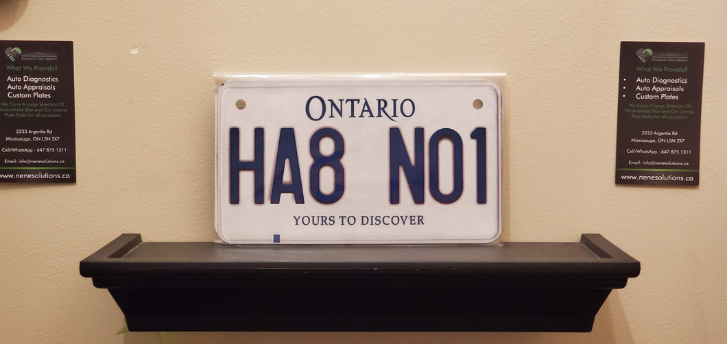 HA8 NO1 : Custom Bike Ontario For Off Road License Plate Souvenir Personalized Gift Display