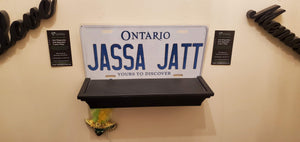 JASSA JATT : Custom Car Ontario For Off Road License Plate Souvenir Personalized Gift Display