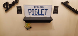 *PIGLET* : Hey, Want To Stand Out From The Crowd? We Do All Canadian Province Plates : Customized Car Style Souvenir/Gift Plates