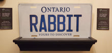 Load image into Gallery viewer, *RABBIT* : Hey, Want To Stand Out From The Crowd? We Do All Canadian Province Plates : Customized Car Style Souvenir/Gift Plates
