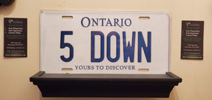 *5 DOWN* : Hey, Want To Stand Out From The Crowd? We Do All Canadian Province Plates : Customized Car Style Souvenir/Gift Plates