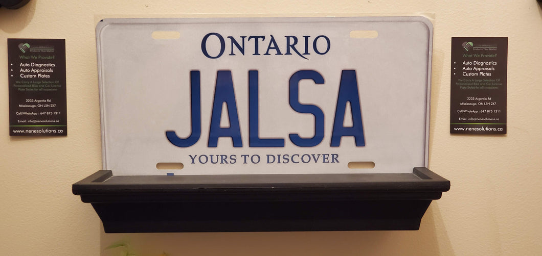 JALSA : Custom Car Ontario For Off Road License Plate Souvenir Personalized Gift Display
