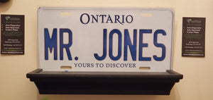 *MR.  JONES* : Hey, Want To Stand Out From The Crowd? We Do All Canadian Province Plates : Customized Car Style Souvenir/Gift Plates