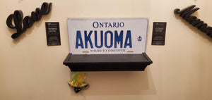 *AKUOMA* : Hey, Want To Stand Out From The Crowd? We Do All Canadian Province Plates : Customized Car Style Souvenir/Gift Plates