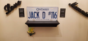 *JACK D #116* : Hey, Want To Stand Out From The Crowd? We Do All Canadian Province Plates : Customized Car Style Souvenir/Gift Plates