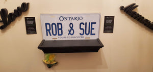 *ROB & SUE* : Hey, Want To Stand Out From The Crowd? We Do All Canadian Province Plates : Customized Car Style Souvenir/Gift Plates
