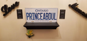PRINCEABDUL : Custom Car Ontario For Off Road License Plate Souvenir Personalized Gift Display