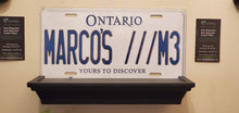 Load image into Gallery viewer, *MARCOS M3* : Hey, Want to Stand Out From The Crowd?  : Customized Any Province Car Style Souvenir/Gift Plates
