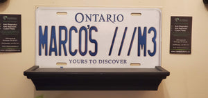 *MARCOS M3* : Hey, Want to Stand Out From The Crowd?  : Customized Any Province Car Style Souvenir/Gift Plates
