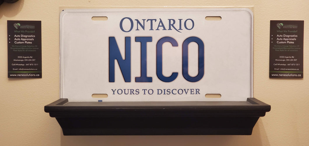*NICO* : Hey, Want to Stand Out From The Crowd?  : Customized Any Province Car Style Souvenir/Gift Plates