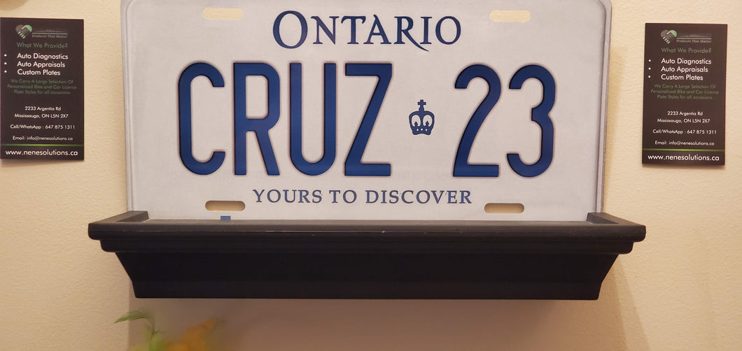*CRUZ 23* : Hey, Want to Stand Out From The Crowd?  : Customized Any Province Car Style Souvenir/Gift Plates