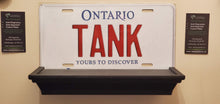 Load image into Gallery viewer, TANK : Custom Car Ontario For Off Road License Plate Souvenir Personalized Gift Display
