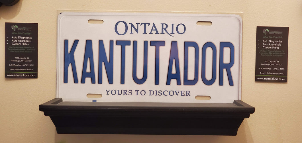 *KANTUTADOR* : Hey, Want to Stand Out From The Crowd?  : Customized Any Province Car Style Souvenir/Gift Plates